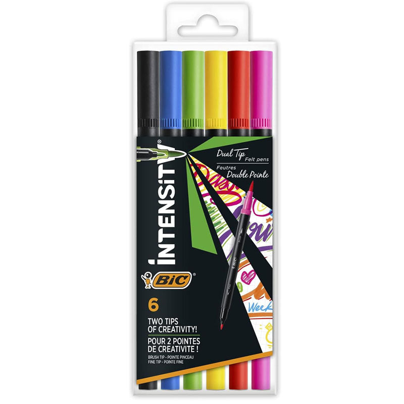 CARIOCA 6 CULORI 2 CAPETE INTENSITY INTENSE BIC CARIOCA 6 CULORI 2 CAPETE INTENSITY INTENSE BIC